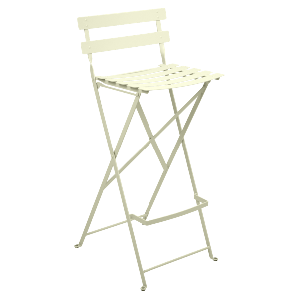 Bistro Outdoor Folding High Stool By Fermob in Willow Green