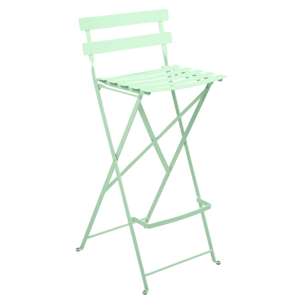 Bistro Outdoor Folding High Stool By Fermob in Opaline Green