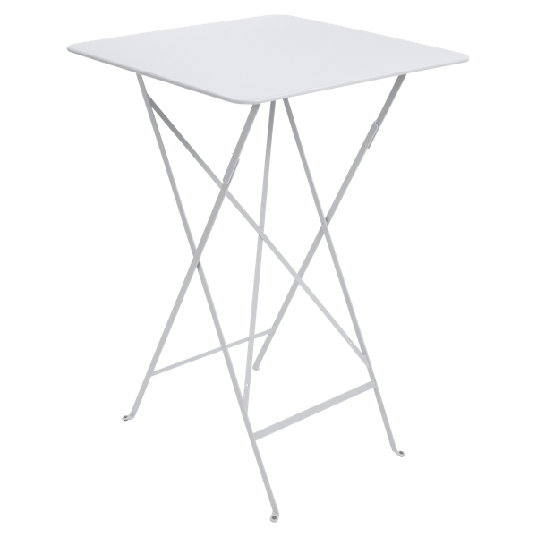 Bistro Outdoor Folding High Table 71 x 71cm By Fermob in Cotton White
