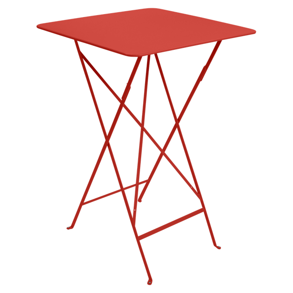 Bistro Outdoor Folding High Table 71 x 71cm By Fermob in Capucine
