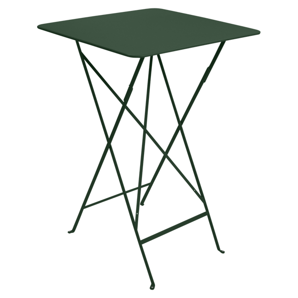 Bistro Outdoor Folding High Table 71 x 71cm By Fermob in Cedar Green