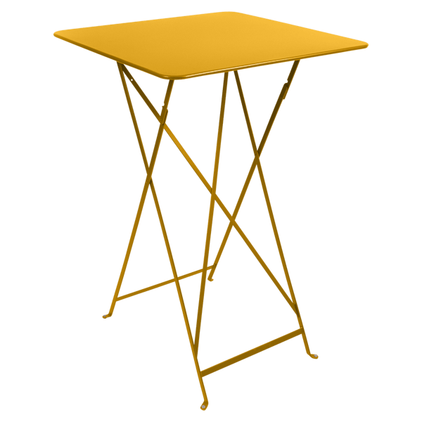 Bistro Outdoor Folding High Table 71 x 71cm By Fermob in Honey