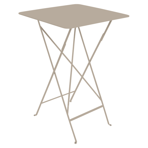 Bistro Outdoor Folding High Table 71 x 71cm By Fermob in Nutmeg