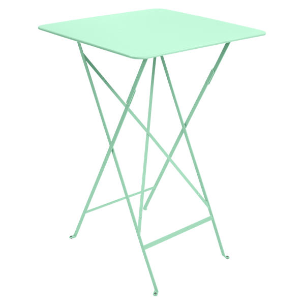 Bistro Outdoor Folding High Table 71 x 71cm By Fermob in Opaline Green