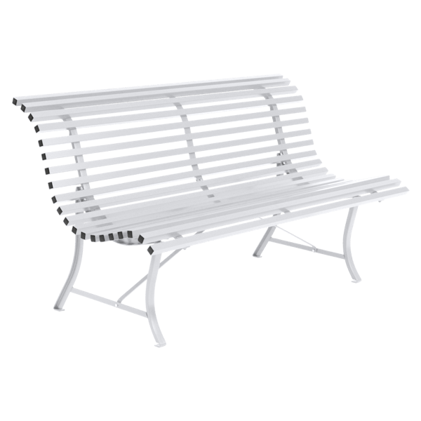 Louisiane Garden Bench 150cm By Fermob in Cotton White