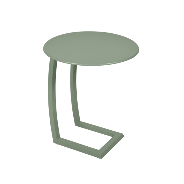 Alize Outdoor Offset Low Side Table By Fermob in Cactus