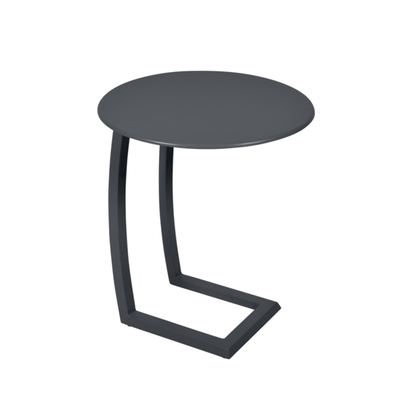 Alize Outdoor Offset Low Side Table By Fermob in Anthracite