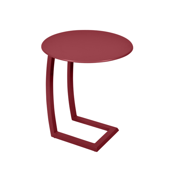 Alize Outdoor Offset Low Side Table By Fermob in Chilli