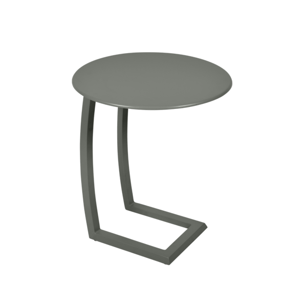 Alize Outdoor Offset Low Side Table By Fermob in Rosemary