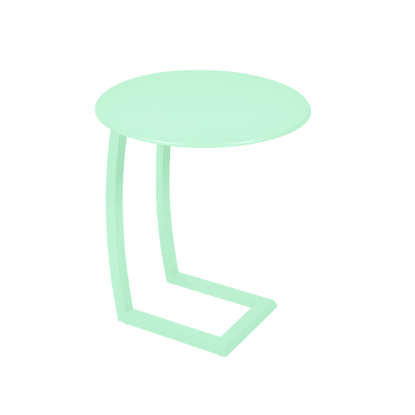 Alize Outdoor Offset Low Side Table By Fermob in Opaline Green