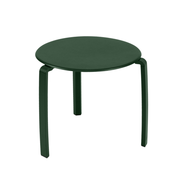 Alize Outdoor Low Side Table By Fermob in Cedar Green