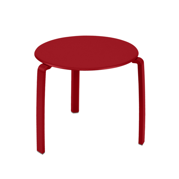 Alize Outdoor Low Side Table By Fermob in Poppy