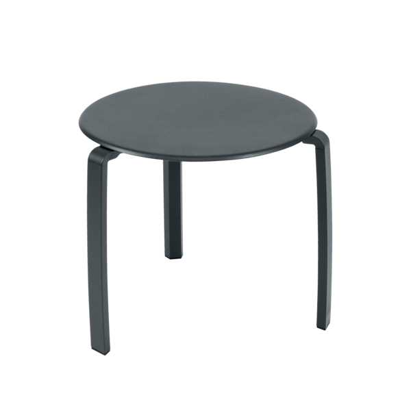 Alize Outdoor Low Side Table By Fermob in Storm Grey