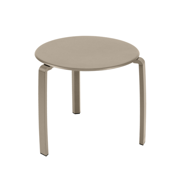 Alize Outdoor Low Side Table By Fermob in Nutmeg