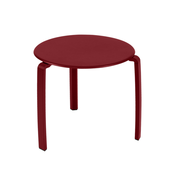 Alize Outdoor Low Side Table By Fermob in Chilli