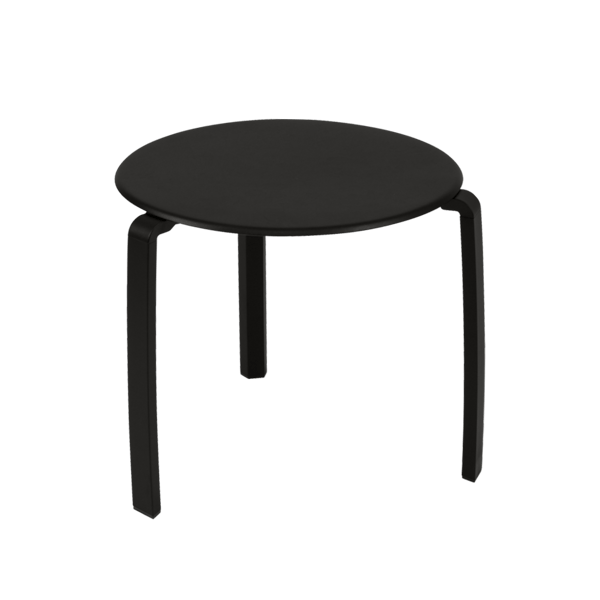 Alize Outdoor Low Side Table By Fermob in Liquorice