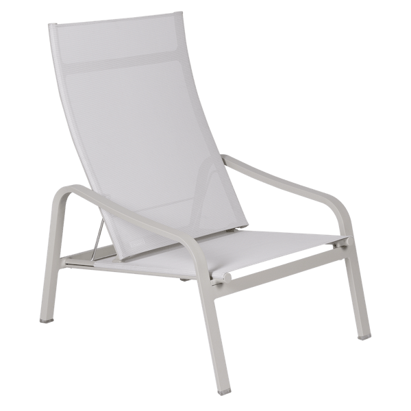Fermob Alize Low Armchair in Clay Grey