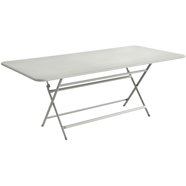 Caractere Large Folding Outdoor Dining Table 190 x 90cm By Fermob in Clay Grey