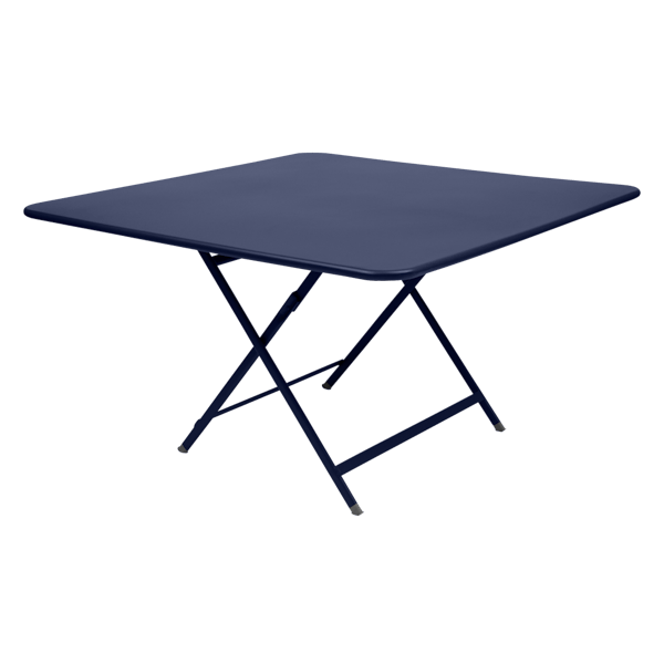 Fermob Caractère Table 128 x 128cm in Deep Blue
