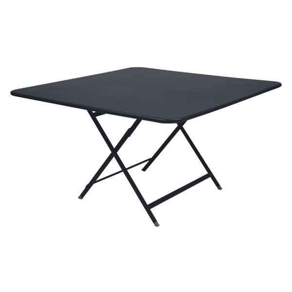 Caractere Large Square Folding Outdoor Dining Table By Fermob in Anthracite