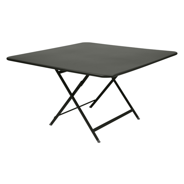 Caractere Large Square Folding Outdoor Dining Table By Fermob in Rosemary