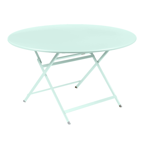 Caractere Large Round Folding Outdoor Dining Table By Fermob in Ice Mint
