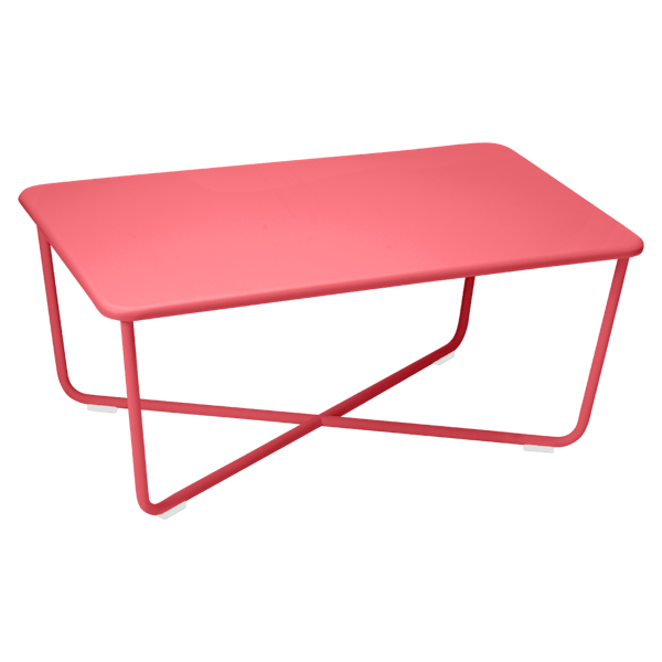 Fermob Croisette Low Table in Poppy