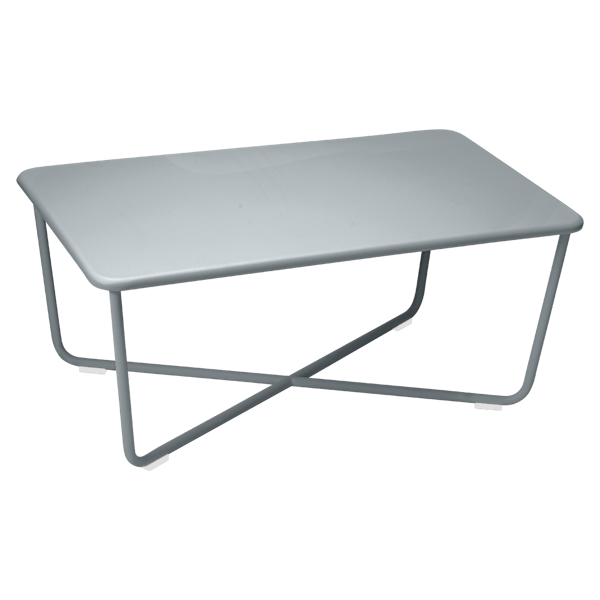 Croisette Outdoor Low Coffee Table By Fermob in Storm Grey