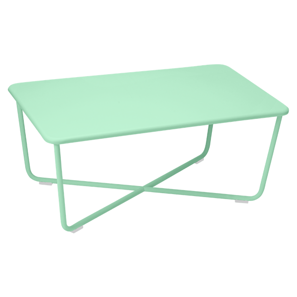 Croisette Outdoor Low Coffee Table By Fermob in Opaline Green