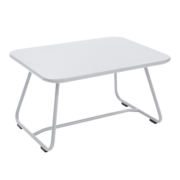 Sixties Outdoor Low Coffee Table Table By Fermob in Cotton White