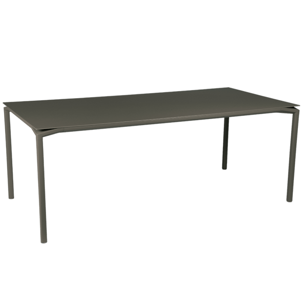 Calvi Aluminium Outdoor Dining Table 195 x 95cm By Fermob in Rosemary