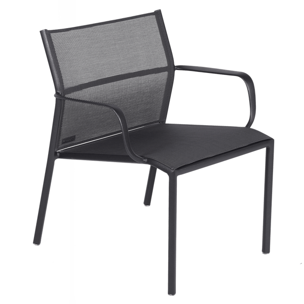 Cadiz Outdoor Low Armchair By Fermob in Anthracite