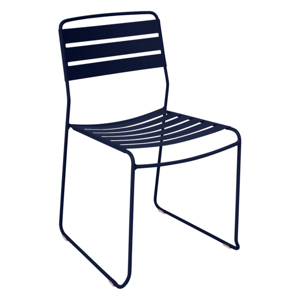 Surprising Outdoor Dining Chair By Fermob in Deep Blue