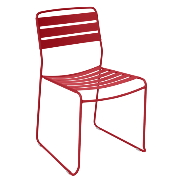 Surprising Outdoor Dining Chair By Fermob in Poppy