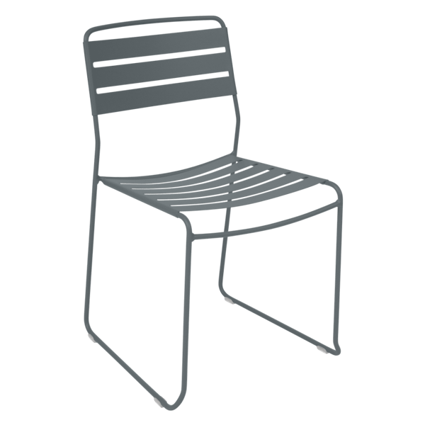 Surprising Outdoor Dining Chair By Fermob in Storm Grey