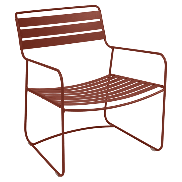 Surprising Outdoor Casual Armchair By Fermob in Red Ochre