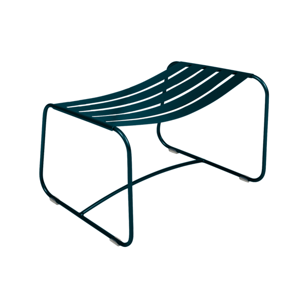 Surprising Outdoor Casual Footrest By Fermob in Acapulco Blue