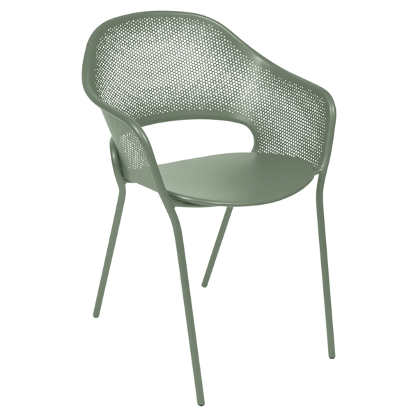 Kate Outdoor Dining Armchair By Fermob in Cactus