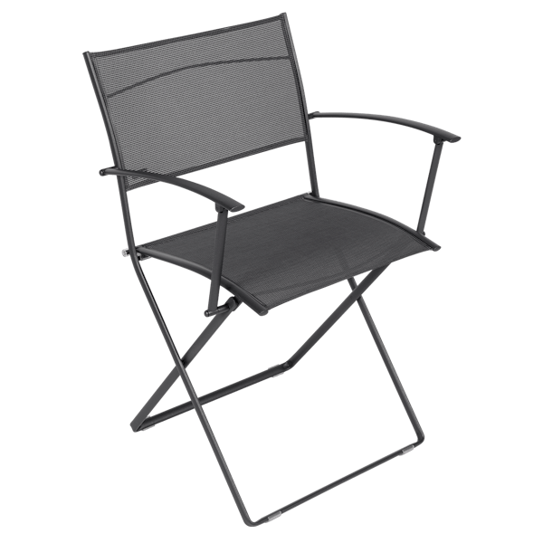Plein Air Outdoor Folding Armchair By Fermob in Anthracite