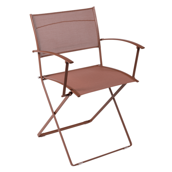 Plein Air Outdoor Folding Armchair By Fermob in Red Ochre