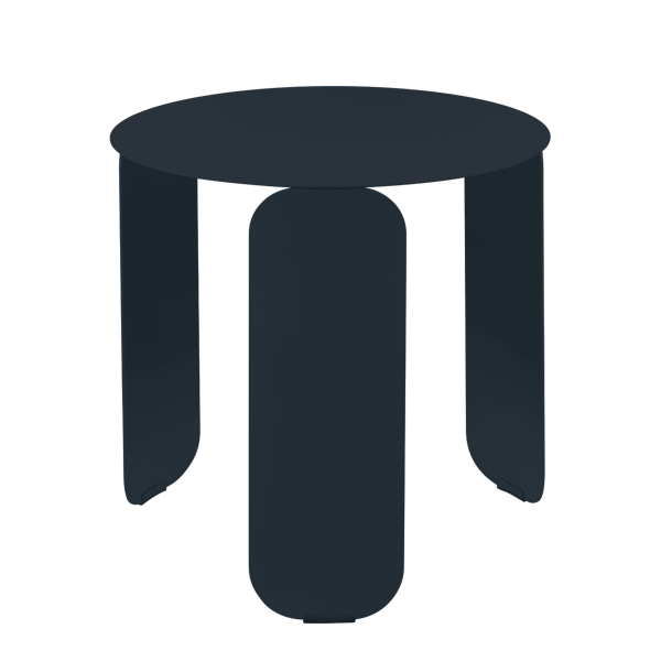 Bebop Low Table Round 45cm By Fermob in Deep Blue