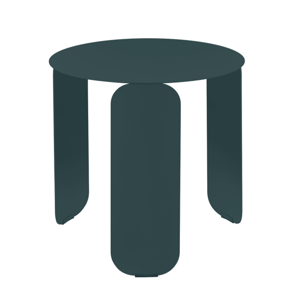 Bebop Low Table Round 45cm By Fermob in Acapulco Blue