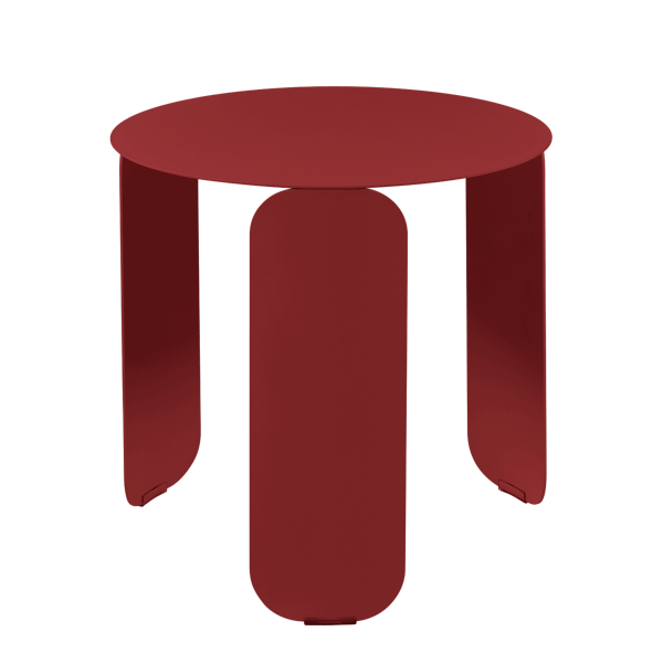Bebop Low Table Round 45cm By Fermob in Poppy