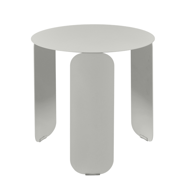 Fermob Bebop Low Table Round 45cm in Clay Grey
