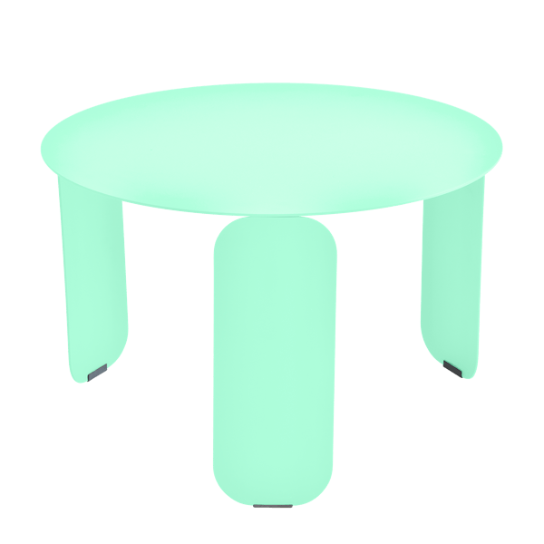 Bebop Low Table Round 60cm By Fermob in Opaline Green
