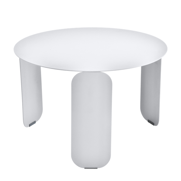 Bebop Low Table Round 60cm By Fermob in Cotton White