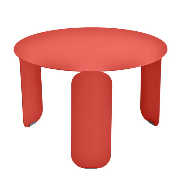 Bebop Low Table Round 60cm By Fermob in Capucine