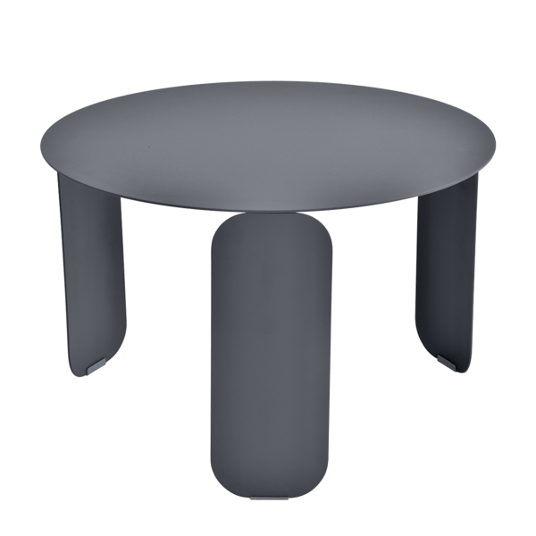 Bebop Low Table Round 60cm By Fermob in Anthracite