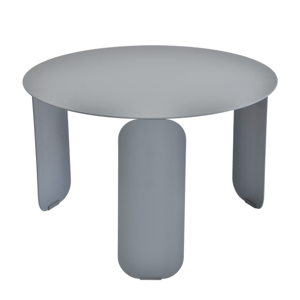 Bebop Low Table Round 60cm By Fermob in Storm Grey