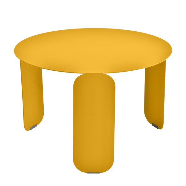 Bebop Low Table Round 60cm By Fermob in Honey